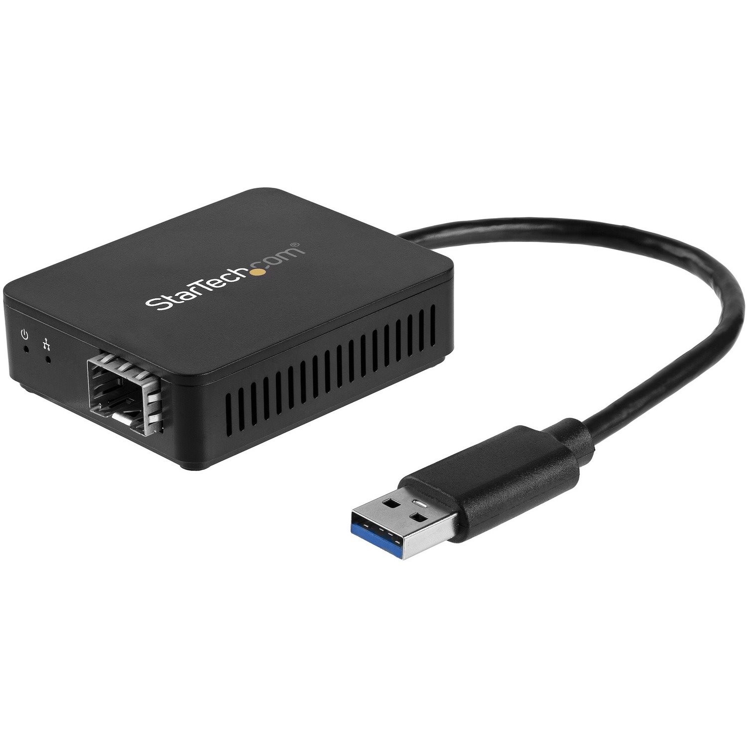 StarTech.com USB 3.0 to Fiber Optic Converter - USB to Open SFP Adapter - Gigabit Network Adapter Multi Mode(MMF)/Single Mode Fiber(SMF)