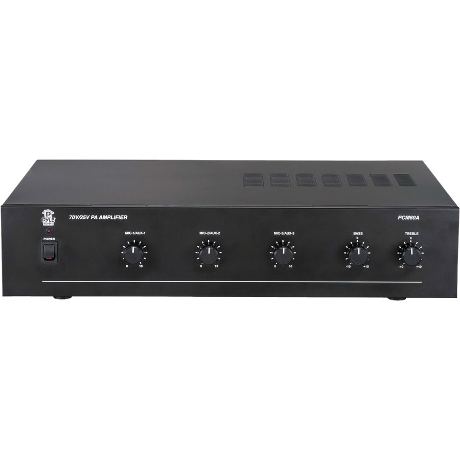 Pyle PCM60A Compact 25/70v Power Amplifier 100W