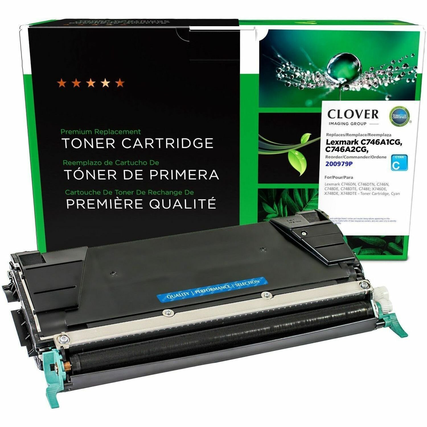 Office Depot&reg; Remanufactured Cyan Toner Cartridge Replacement For Lexmark &trade; C746, ODC746C