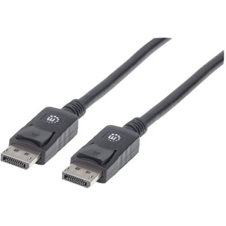 Manhattan DisplayPort Male/Male Monitor Cable, 10', Black