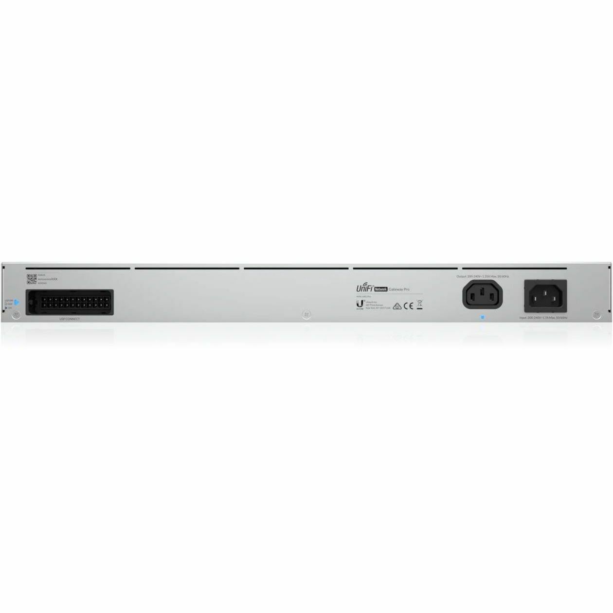 Ubiquiti Next-generation UniFi Gateway Pro10G multi-WAN independent gateway with UniFi Power Backup support designed to protect large-scale networks.