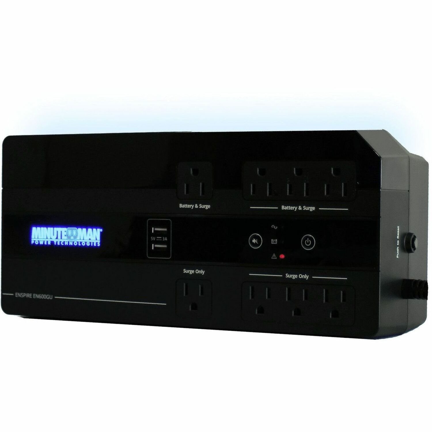 Minuteman Enspire-G EN600GU 600VA Wall/Desktop/Floor Mountable UPS