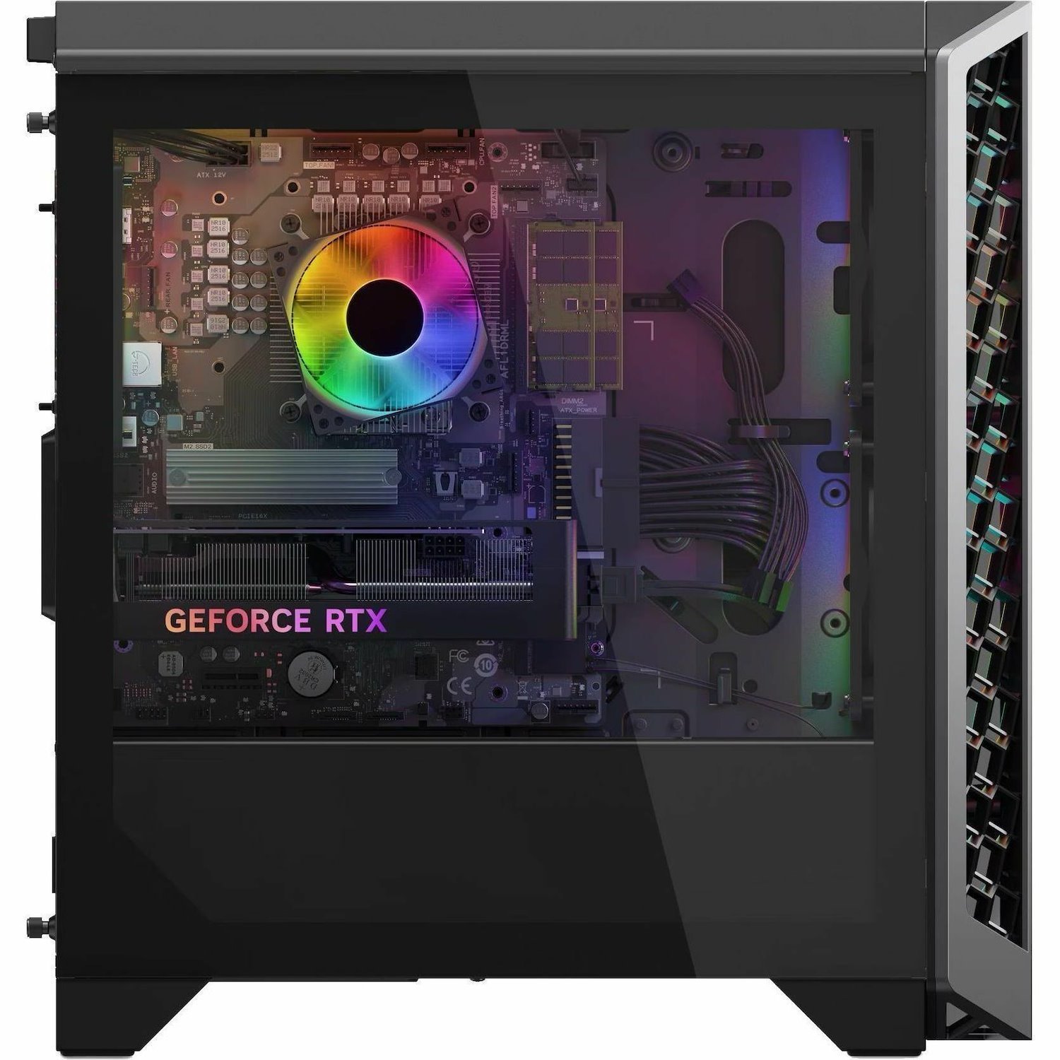 Lenovo LOQ 26ADR10 91DF000VCF Gaming Desktop Computer - AMD Ryzen 7 8745HX - 32 GB - 1 TB SSD - Tower - Luna Gray, Eclipse Black