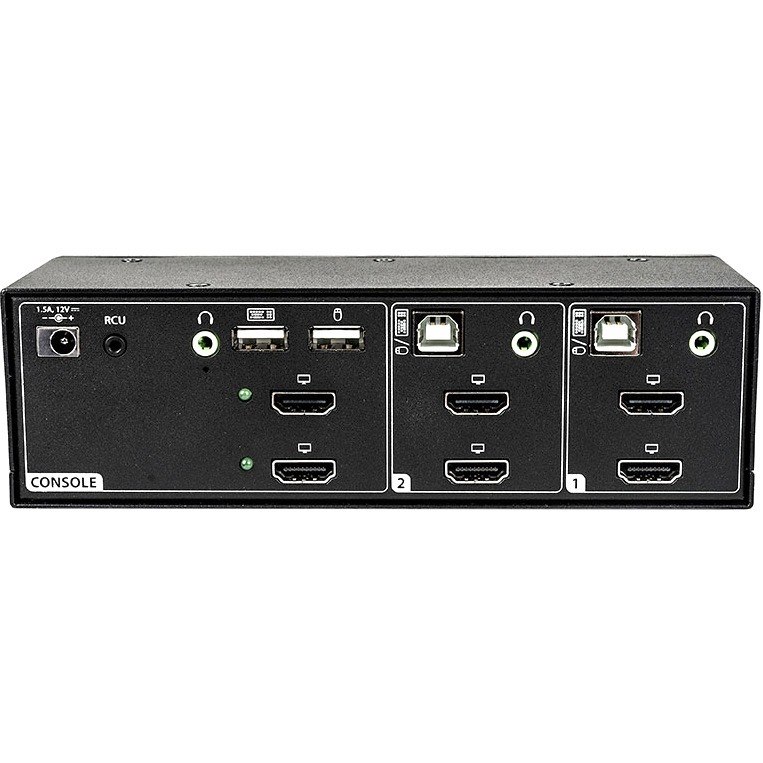 Vertiv Cybex SC900 Secure Desktop KVM Switch | 2 Port Dual-Head| HDMI | TAA