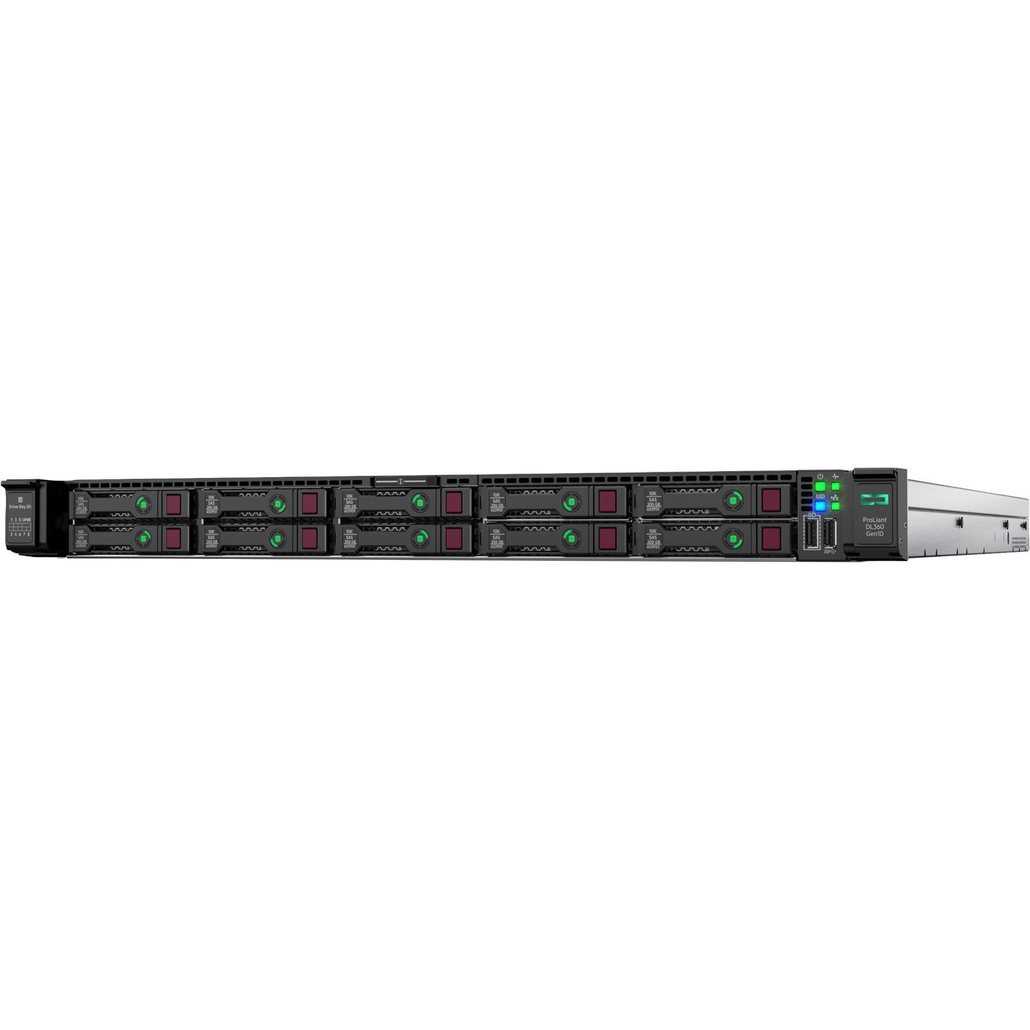 HPE ProLiant DL360 G10 1U Rack Server - 1 x Intel Xeon Gold 5217 3 GHz - 32 GB RAM - Serial ATA/600, 12Gb/s SAS Controller