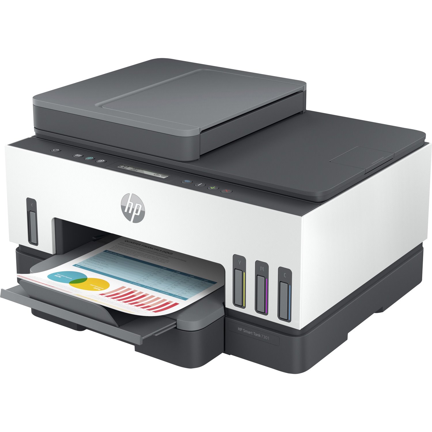 HPI SOURCING - NEW 7301 Wireless Smart Tank Inkjet Multifunction Printer - Color