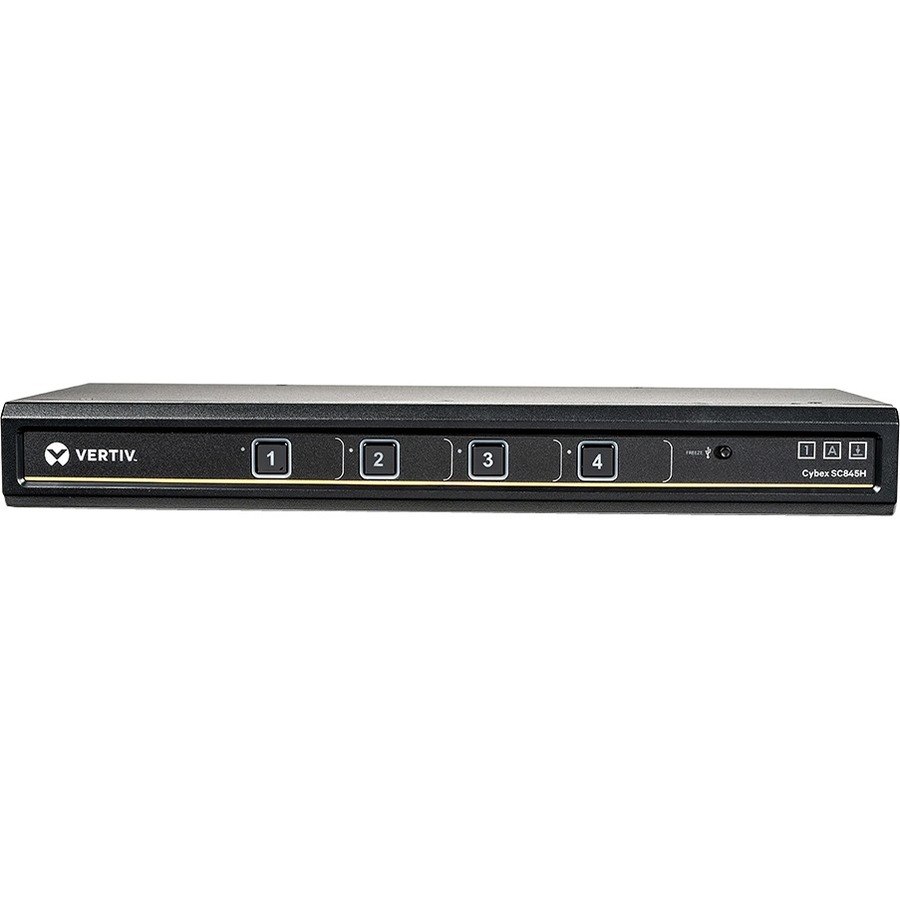 Vertiv Cybex SC800 Secure Desktop KVM Switch| 4 Port Single-Head| HDMI| TAA