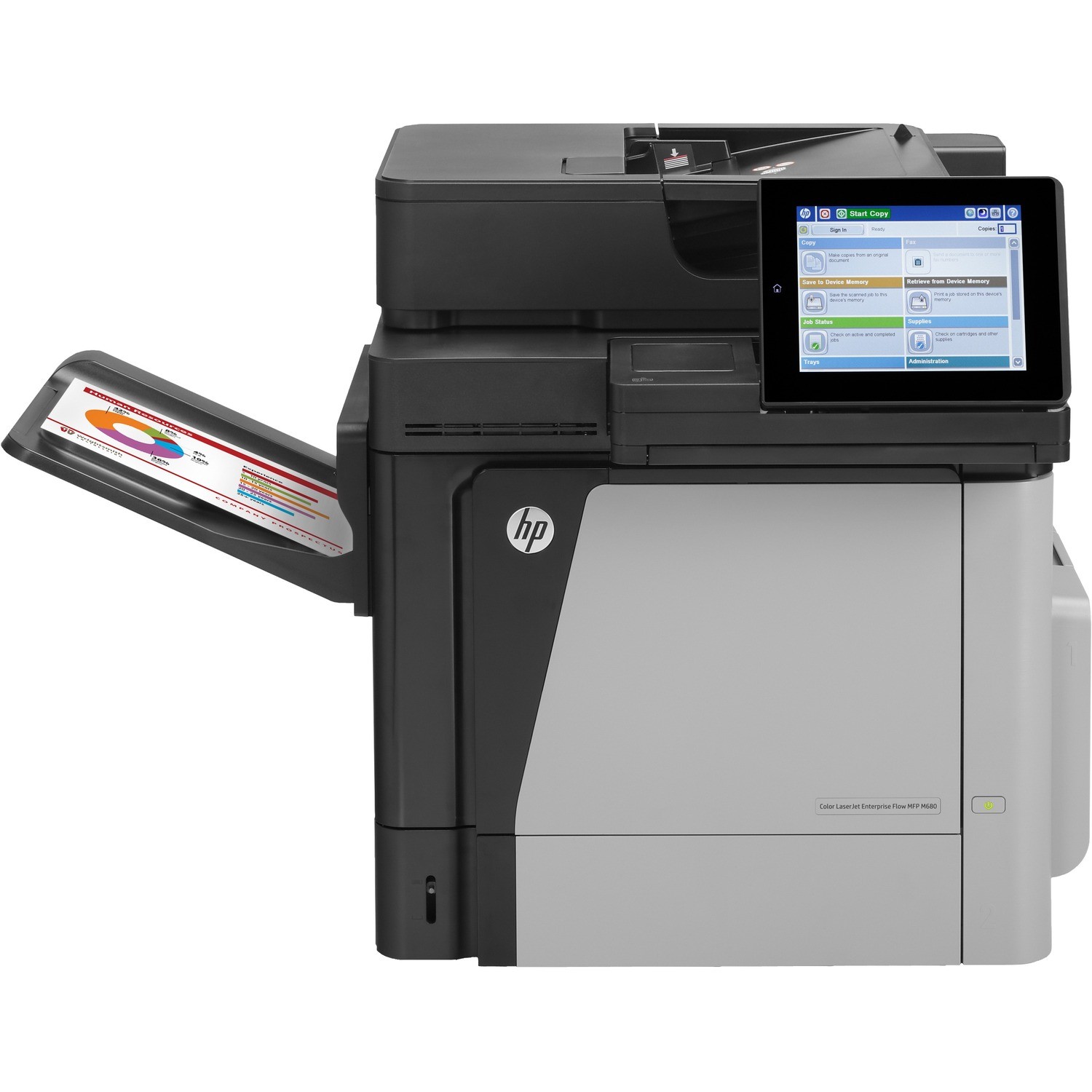 HP LaserJet M680dnm Laser Multifunction Printer - Colour