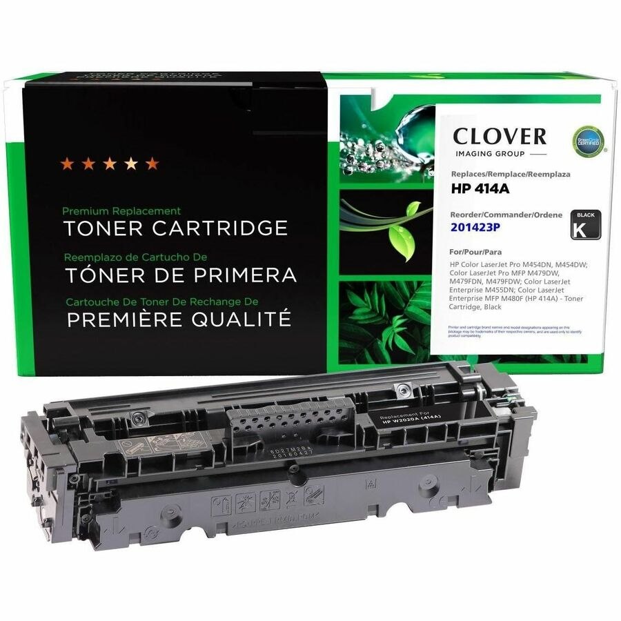 Clover Imaging Remanufactured Black Toner Cartridge (New Chip) for HP 414A (W2020A)