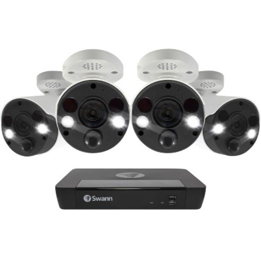 Swann 4 Camera 8 Channel 4K Ultra HD NVR Security System - 2 TB HDD