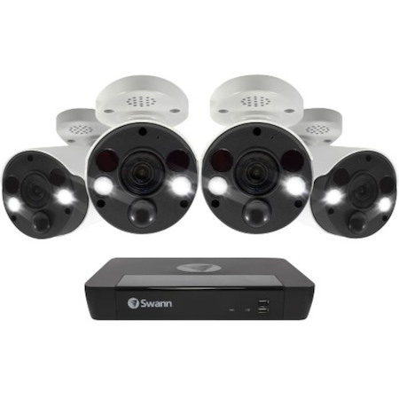 Swann 4 Camera 8 Channel 4K Ultra HD NVR Security System - 2 TB HDD