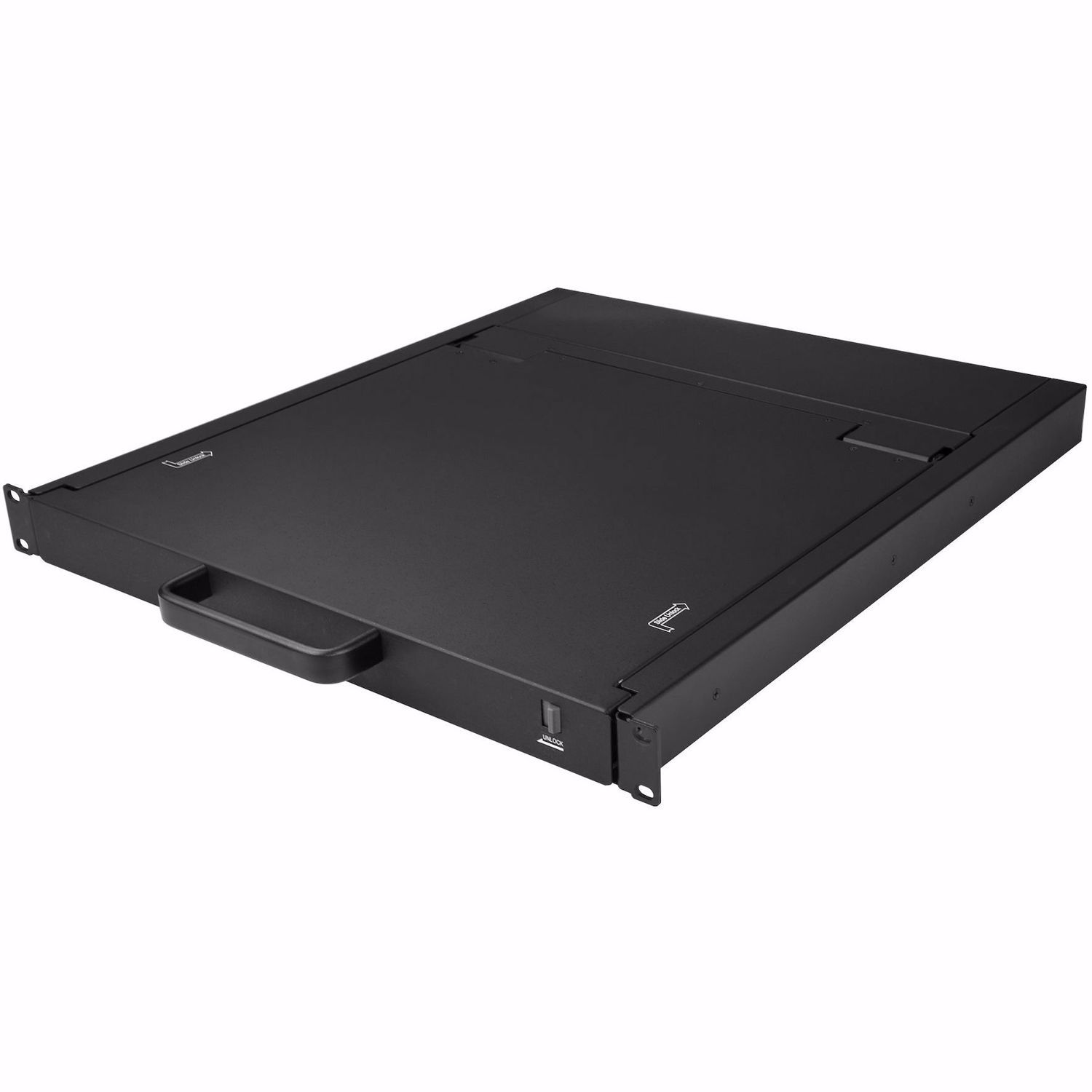StarTech.com Rackmount KVM Console - 1U 19" LCD Monitor Single Port VGA KVM Server Rack Drawer includes Cables & Hardware - USB Support