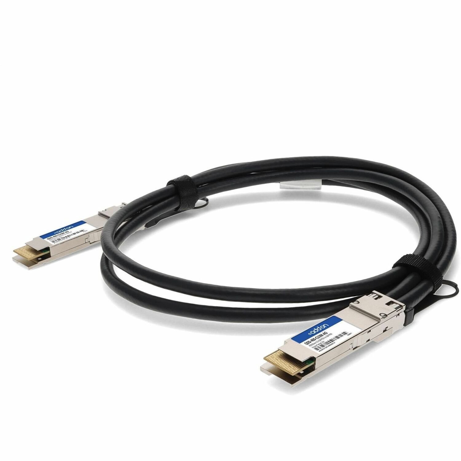 AddOn Cisco&reg; QDD-400-CU3M Compatible TAA 400GBase-CU QSFPDD Direct Attach Cable (Passive Twinax, 3m)