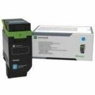 Lexmark Original Laser Toner Cartridge - Single Pack - Cyan - 1.0 / Pack