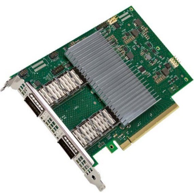 Intel 800 E810-2CQDA2 100Gigabit Ethernet Card for Server - 100GBase-CR4, 100GBase-CR2 - QSFP28 - Plug-in Card