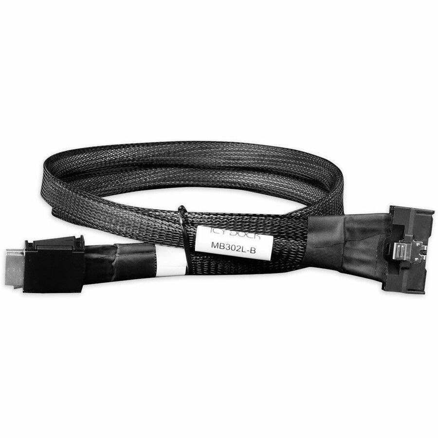 Icy Dock MCIO 8i SFF-TA-1016 to 2x Oculink 4i SFF-8611 Cable - 0.5M