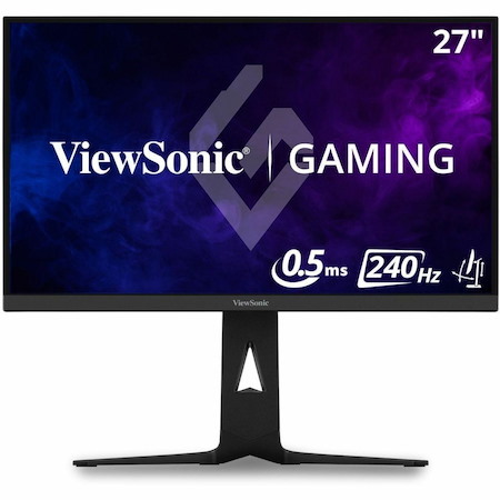ViewSonic XG2736-2K 27 Inch 1440p IPS Gaming Monitor with 240Hz, 0.5ms FreeSync Premium, NVIDIA G-Sync Compatible, RGB Lighting, Advanced Ergonomics, HDMI, DP and 65W USB-C Inputs