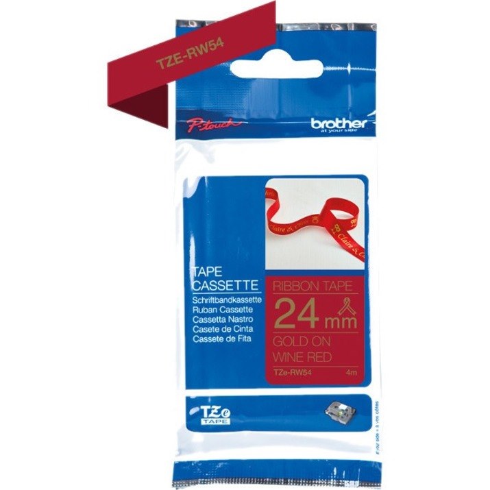 Brother P-touch Thermal Transfer Printable Ribbon - Wine Red