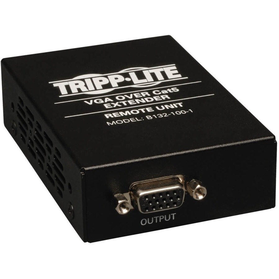 Eaton Tripp Lite Series VGA over Cat5/6 Extender, Box-Style Receiver for Video, Up to 1000 ft. (305 m), TAA