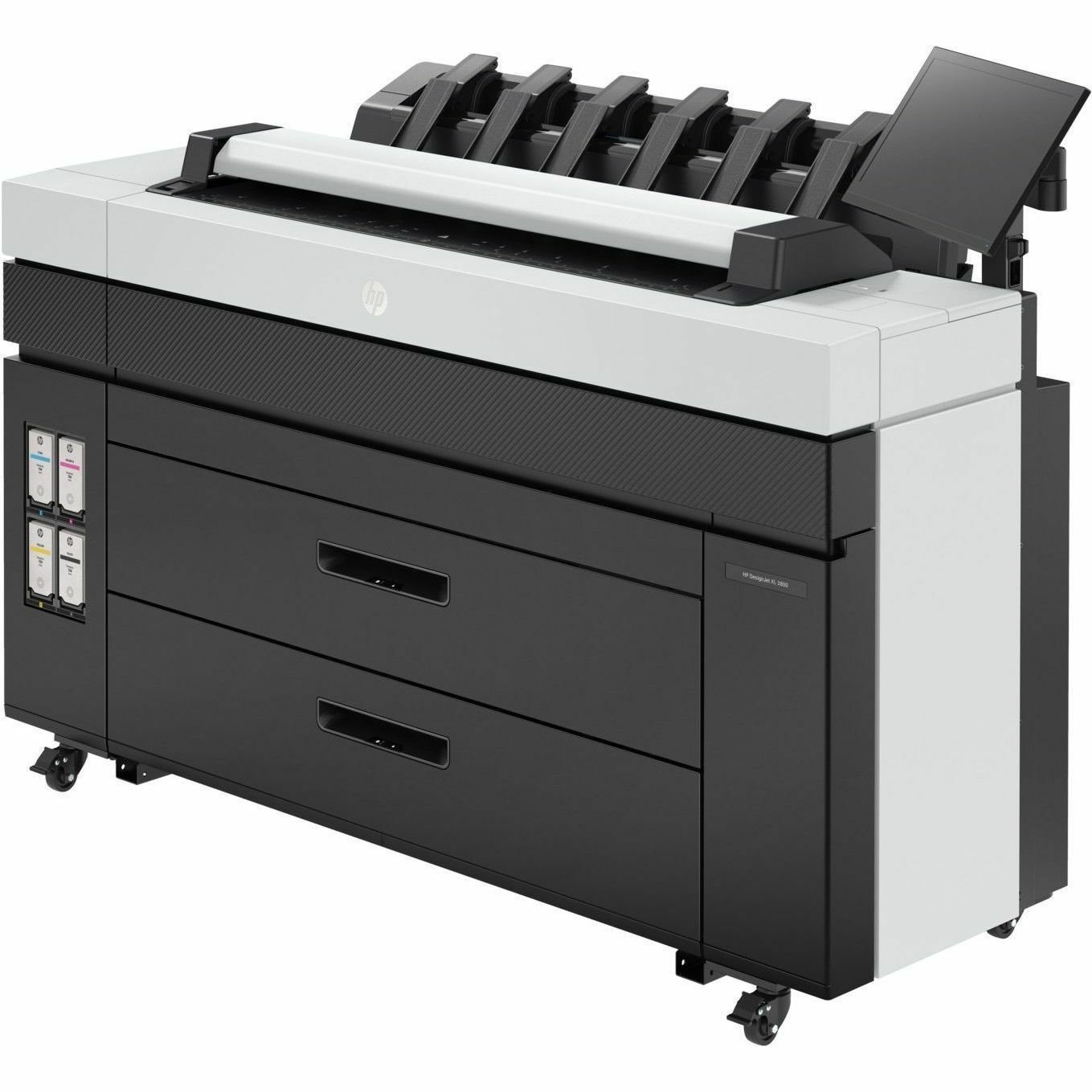 HP DesignJet XL 3800 A0 Inkjet Large Format Printer - Includes Scanner, Copier, Printer - 914.40 mm (36") Print Width - Colour