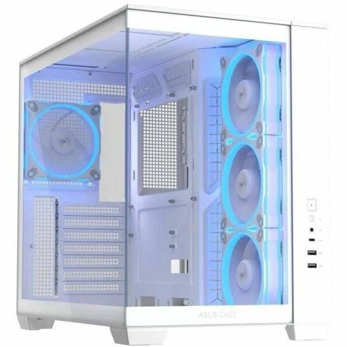 Asus ASUS A32 PLUS Case Computer Case - ATX Motherboard Supported - Tempered Glass - White