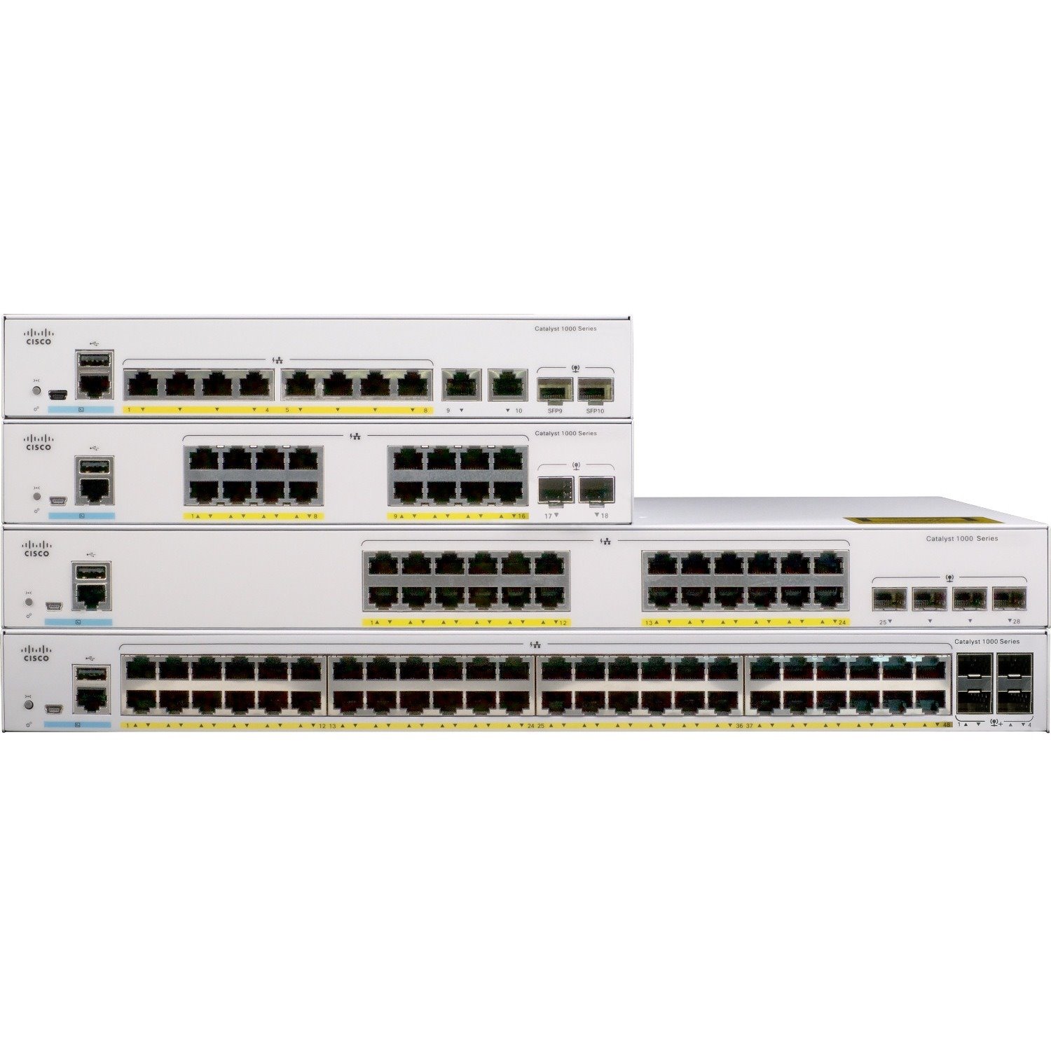 Cisco Catalyst 1000 C1000FE-24T-4G-L 24 Ports Manageable Ethernet Switch