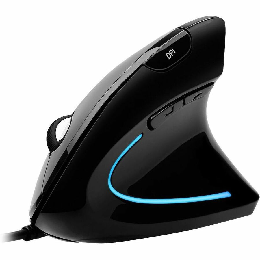 Adesso iMouse E1 Muis - USB - Optisch - 6 Taste(n) - Glanzend zwart