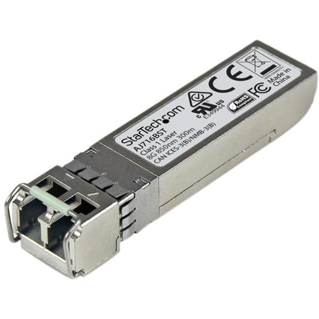 StarTech.com HPE AJ716B Compatible SFP+ Module - 8G Fiber Channel SW - 8GE Gigiabit Ethernet SFP+ 8GbE Multi Mode Fiber Transceiver - 300m