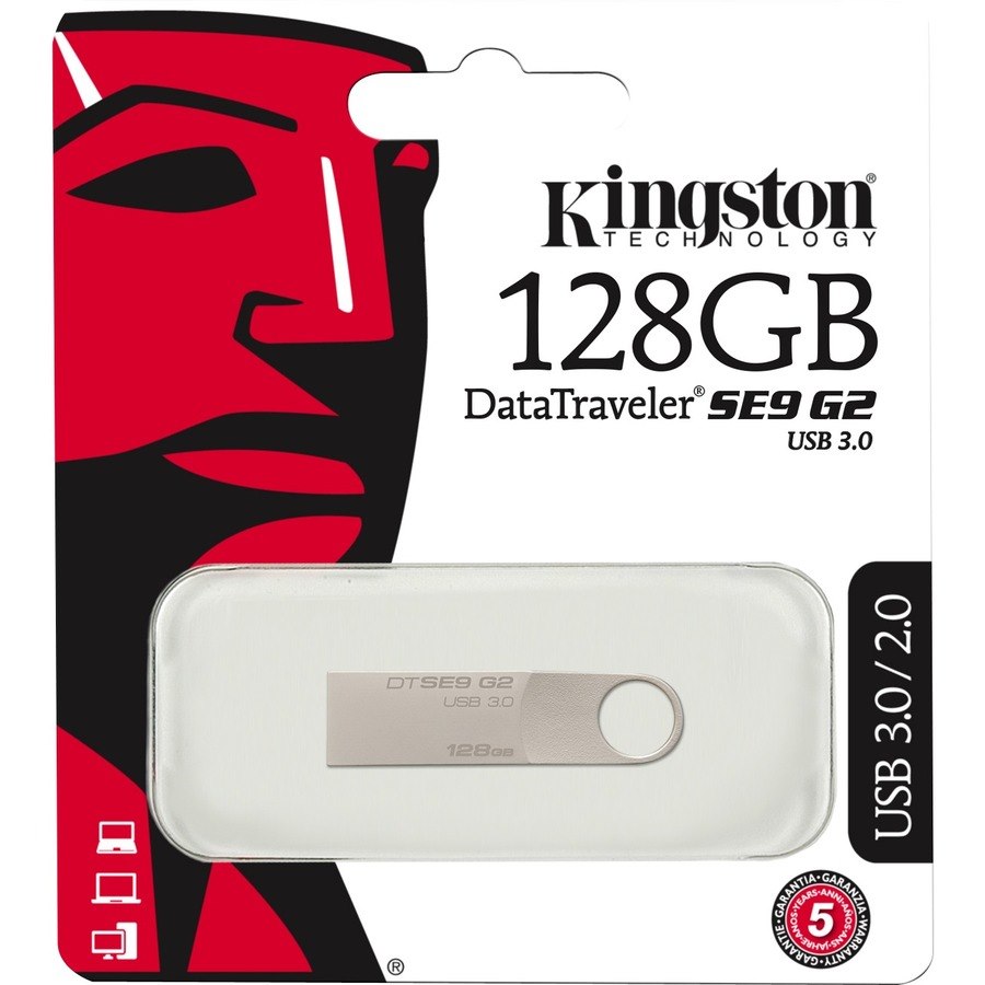 Kingston 128GB DataTraveler SE9 G2 USB 3.0 Flash Drive