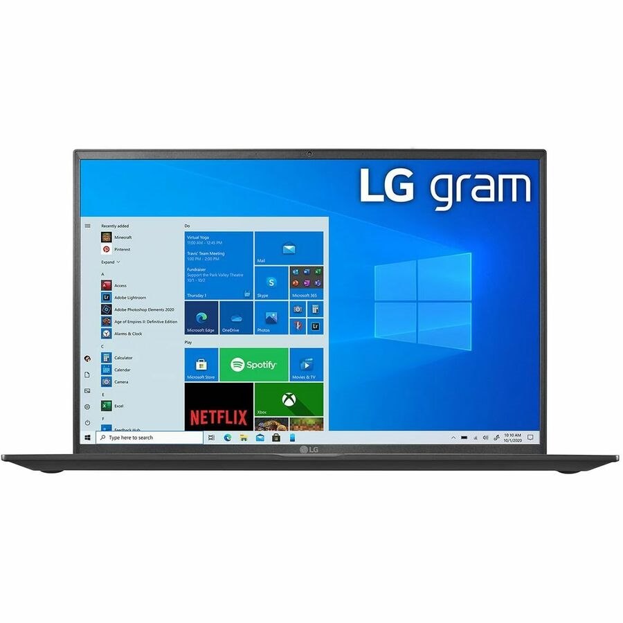 LG gram 16Z90P-N.AP52A8 16" Notebook - WQXGA - Intel Core i5 11th Gen i5-1135G7 - Intel Evo Platform - 16 GB - 256 GB SSD - Volcanic Black