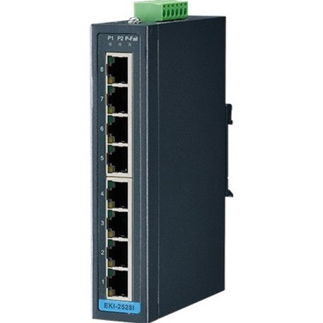 Advantech 8-Port Ethernet Switch w/ Wide Temp