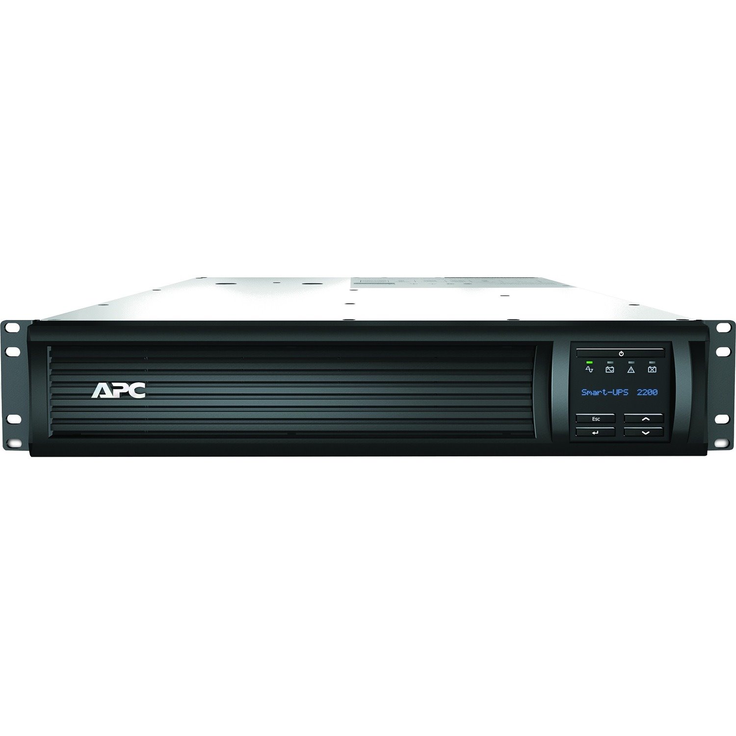 APC Smart-UPS, Line Interactive, 2200VA, Rackmount 2U, 120V, 6x NEMA 5-15R+2x NEMA 5-20R outlets, Network Card, AVR, LCD