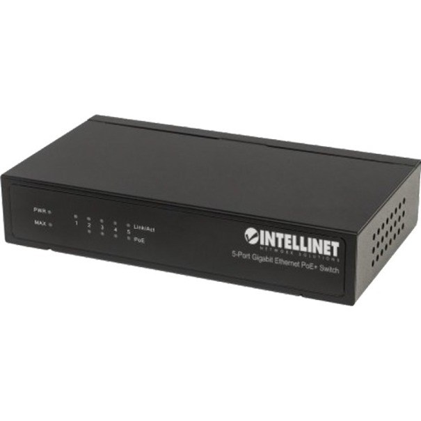 Intellinet 5-Port Gigabit Ethernet PoE+ Switch