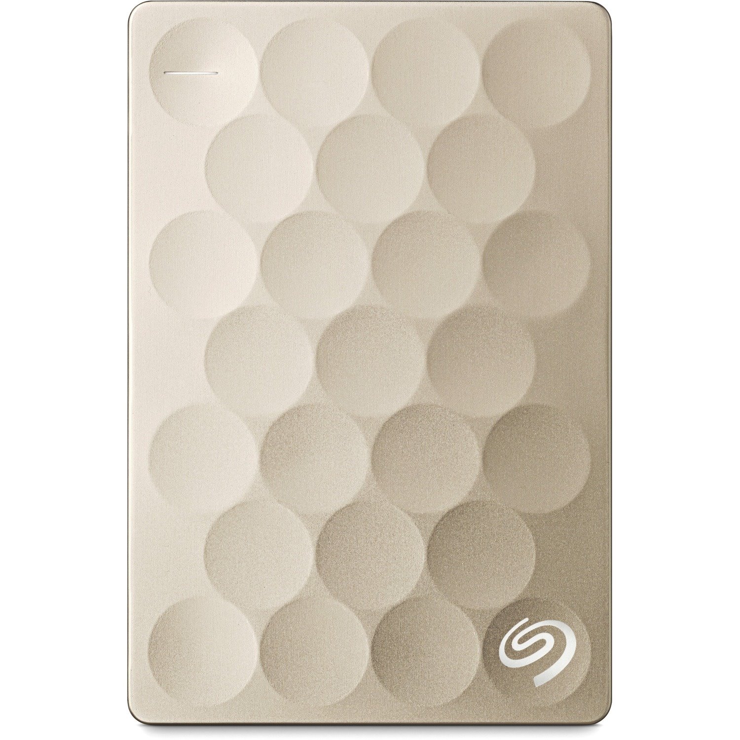 Seagate Backup Plus Ultra Slim STEH2000301 2 TB Portable Hard Drive - External - Gold