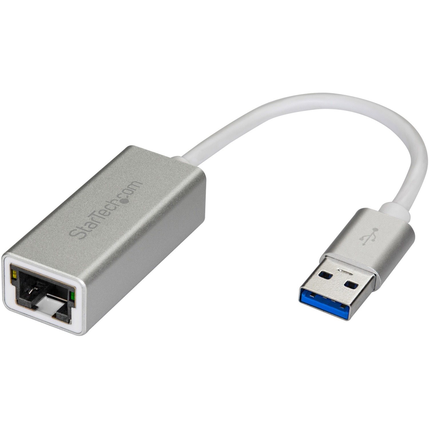 StarTech.com USB 3.0 to Gigabit Network Adapter - Silver - Sleek Aluminum Design Ideal for MacBook, Chromebook or Tablet