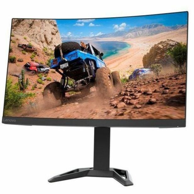 Lenovo G27qc-30 27" Class WQHD Curved Screen LED Monitor - 16:9 - Raven Black