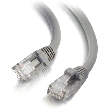 C2G 10ft Cat6 Snagless Unshielded UTP Ethernet Network Patch Cable (RJ45 M/M), Gray, Standard RJ45 Connectors, 5600pf/100m