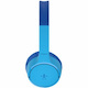 Belkin Wireless Bluetooth On-Ear Headphones for Kids w/ Mic - 85dB Limit - w/ USB-C Cable - Headset - Blue