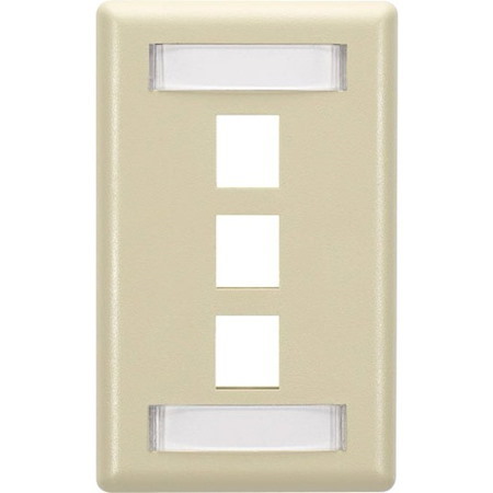 Black Box GigaStation2 3 Socket Network Faceplate
