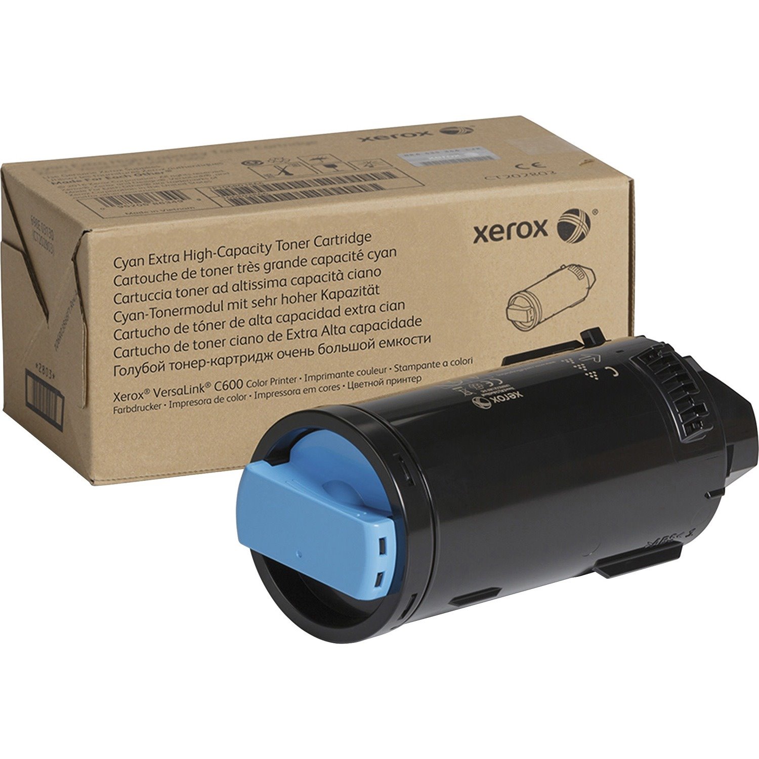 Xerox Original Extra High Yield Laser Toner Cartridge - Cyan - 1 Each