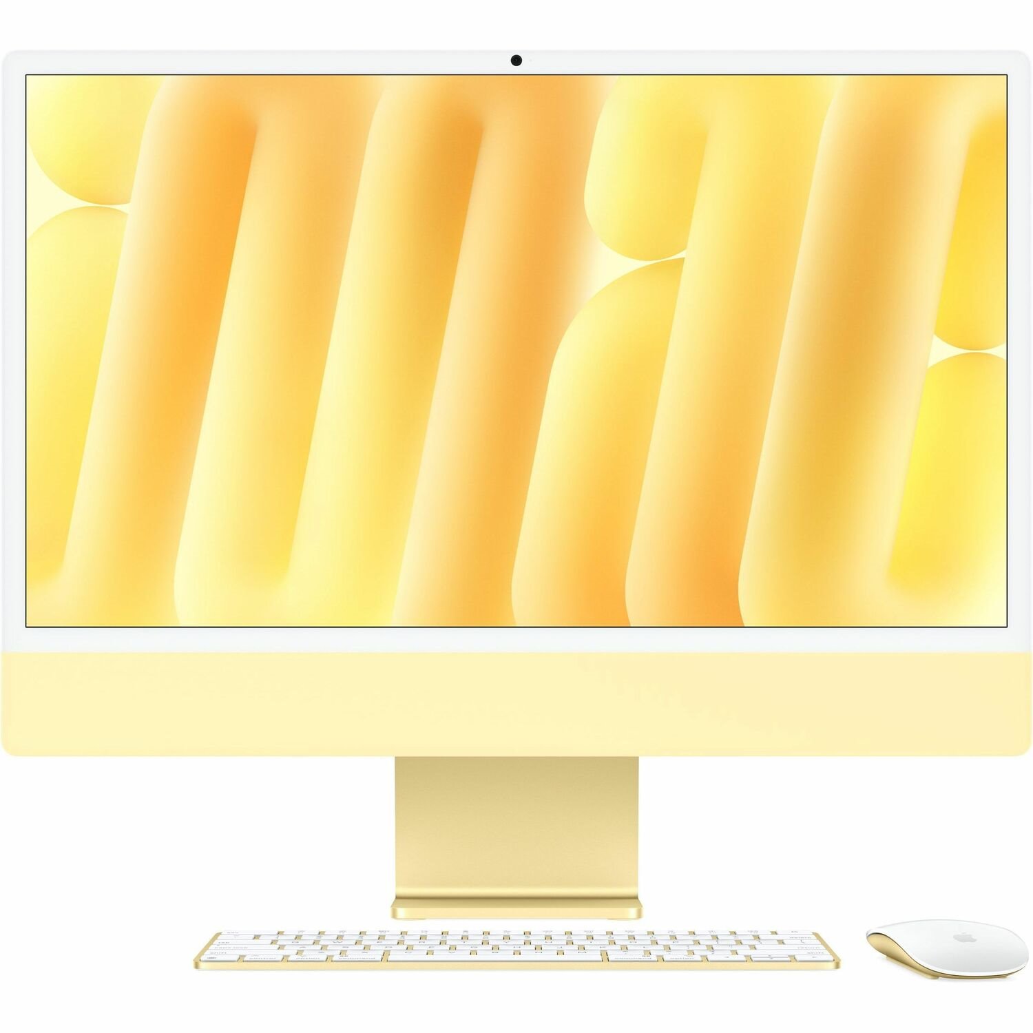 Apple iMac All-in-One Computer - Apple M4 4th Gen - 16 GB - 256 GB SSD - 61 cm (24") 4.5K - Desktop - Yellow