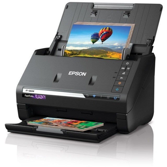 Epson FastFoto FF-680W Sheetfed Scanner - 600 dpi Optical