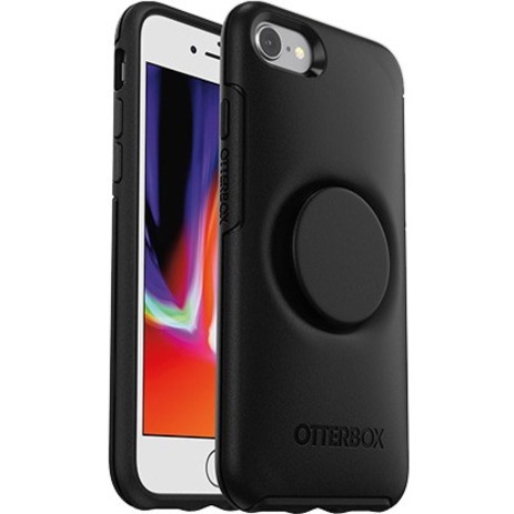 OtterBox Otter + Pop Symmetry Case for Apple iPhone 7, iPhone 8 Smartphone - Black
