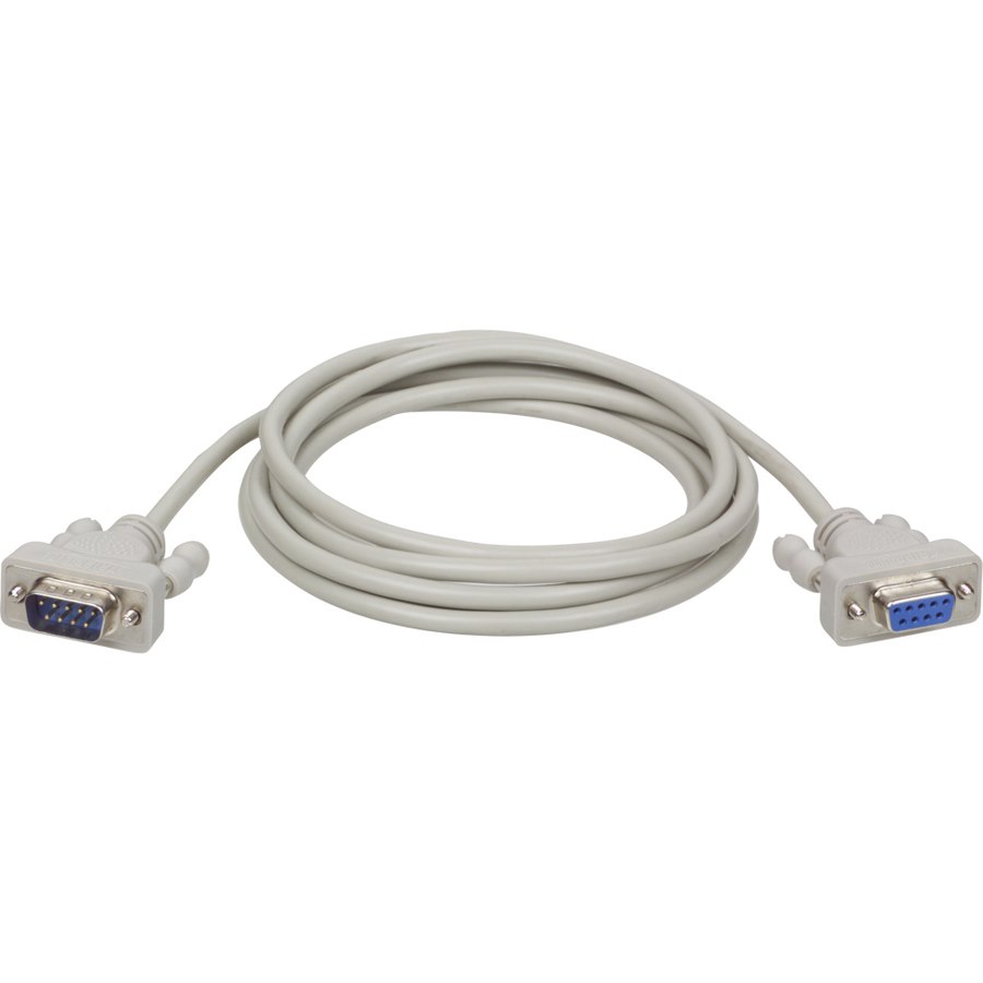 Eaton Tripp Lite Series Serial DB9 Serial Extension Cable, Straight Through (DB9 M/F), 6 ft. (1.83 m)