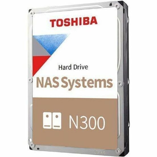 Toshiba N300 HDWG51JXZSTA 18 TB Hard Drive - 3.5" Internal - SATA (SATA/600) - Conventional Magnetic Recording (CMR) Method