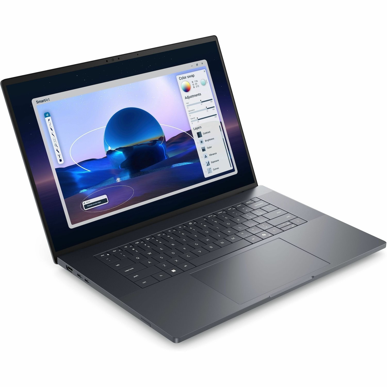 Dell Pro Max Premium MA16250 16" Mobile Workstation - Full HD Plus - 120 Hz - Intel Core Ultra 7 265H - vPro Technology - 32 GB - 1 TB SSD - English (US) Keyboard - Magnetite