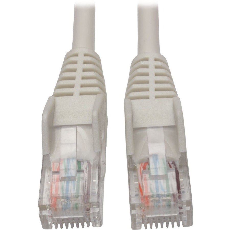 Eaton Tripp Lite Series Cat5e 350 MHz Snagless Molded (UTP) Ethernet Cable (RJ45 M/M), PoE - White, 5 ft. (1.52 m)