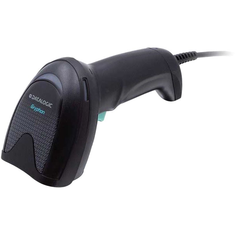 Datalogic Gryphon GD4520 Industrial, Retail, Healthcare, Transportation Handheld Barcode Scanner Kit - Cable Connectivity - Black - USB Cable Included