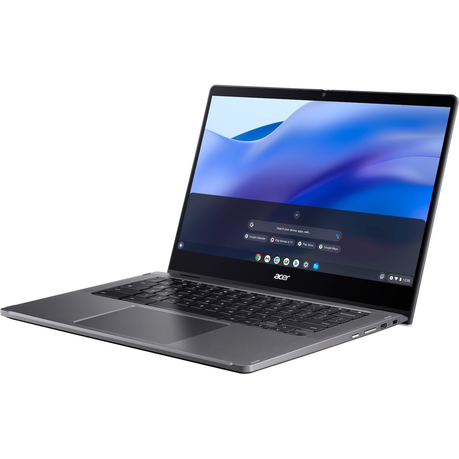 Acer Chromebook Spin 514 CP514-3WH CP514-3WH-R7JX 14" Touchscreen 2 in 1 Chromebook - Full HD - 60 Hz - AMD Ryzen 5 5625C - 16 GB - 256 GB SSD - English (US) Keyboard - Iron