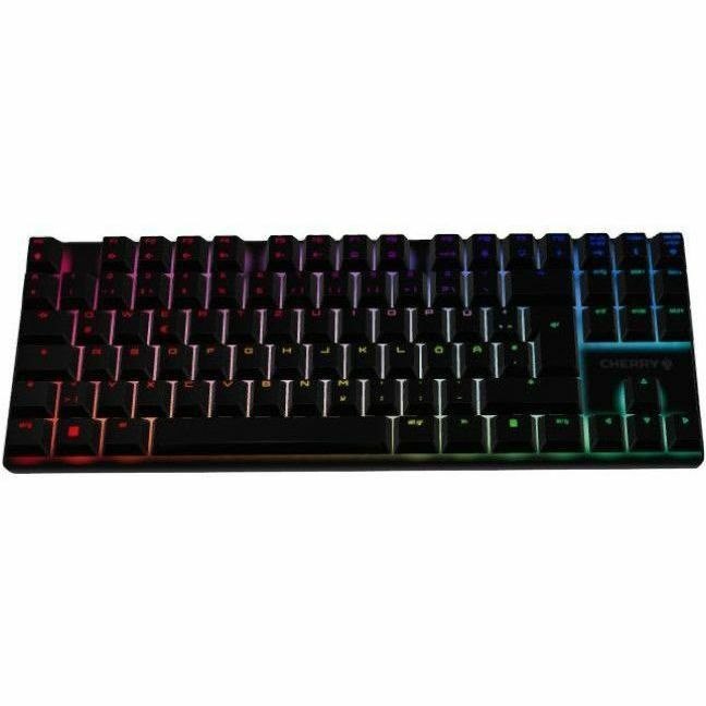 CHERRY MX 8.2 TKL,WIRELESS, MX BROWN RGB SWITCH, Black